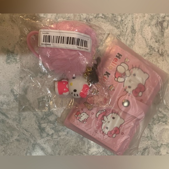 Hello Kitty Card & Coin Purse, Wrist Keychain Bundle - Picture 9 of 11